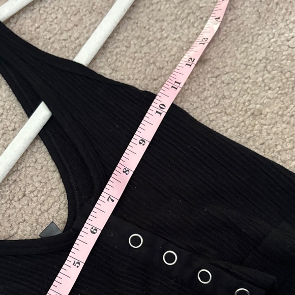 Out from Under Black Sleeveless Buttoned Women's Top size XS/S - Picture 4 of 8